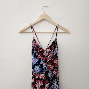 F21 | NWT Floral Maxi Dress with Strappy Back Detail